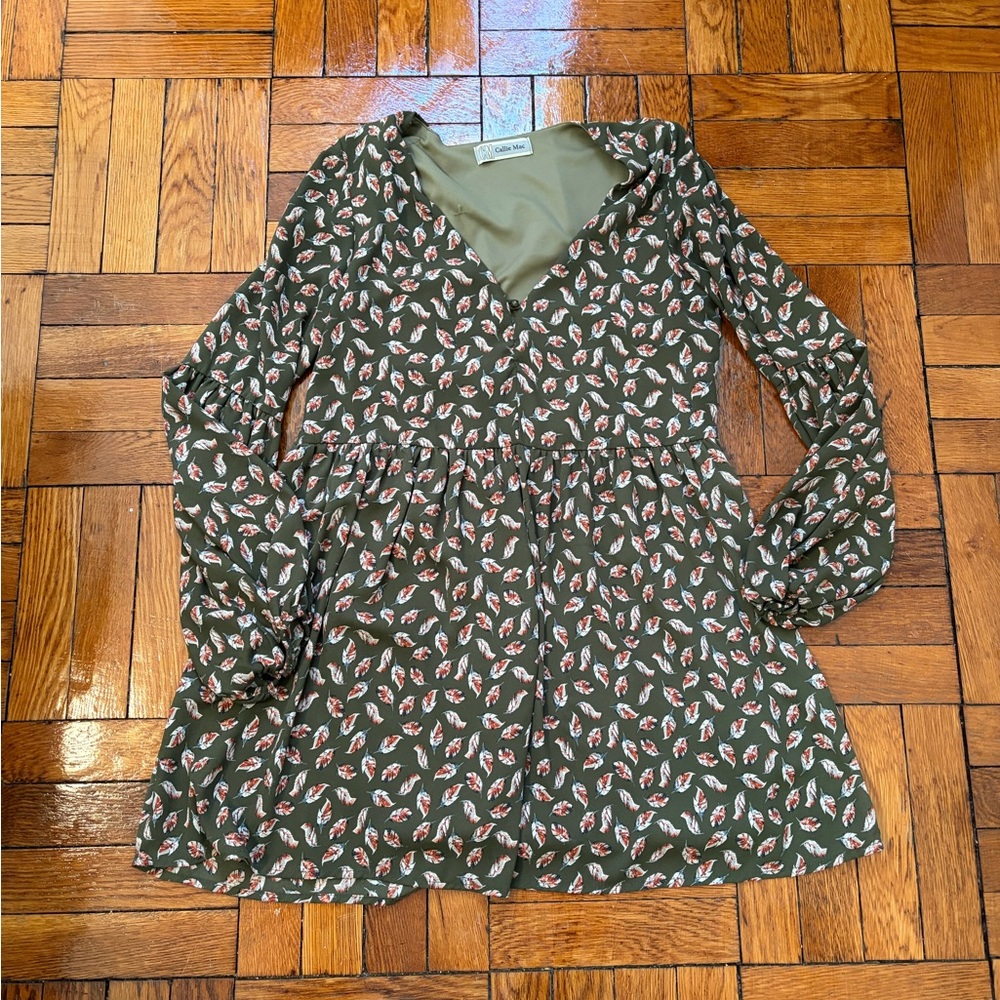 Floral Long Sleeve Dress